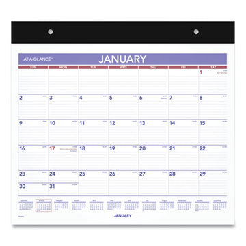 AT-A-GLANCE® Repositionable Wall Calendar, 15 X 12, White-blue-red Sheets, 12-month (jan To Dec): 2022 freeshipping - TVN Wholesale